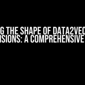 Decoding the Shape of Data2Vec Output Dimensions: A Comprehensive Guide